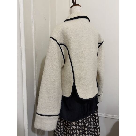 Modern Citizen Madison Contrast Trim Plush Teddy Jacket Size Small - Picture 4 of 8